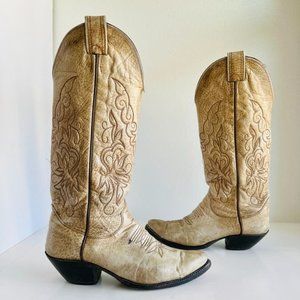 パネル Olathe オレイサ ウエスタンブーツ ブラック - ブーツ